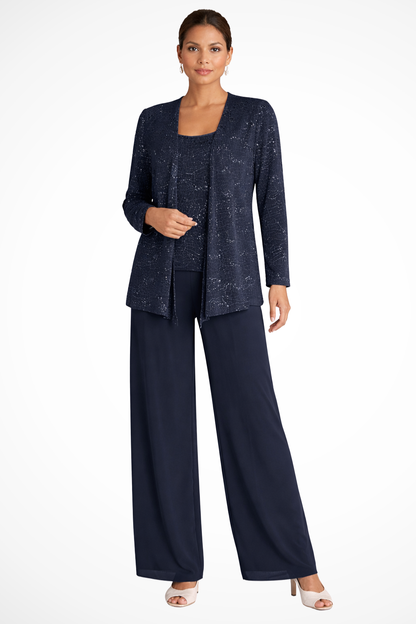 Jada | Women's Three-Piece Set Flowing Evening Coordinated Elegant Occasion Party Feminine Statement Refined Chic Glamorous