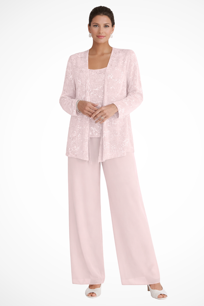 Jada | Women's Three-Piece Set Flowing Evening Coordinated Elegant Occasion Party Feminine Statement Refined Chic Glamorous