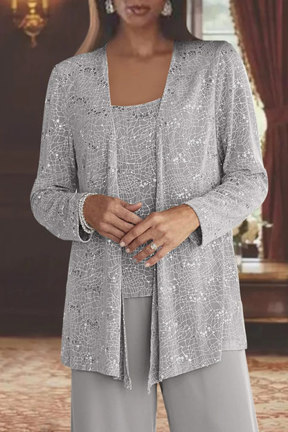 Jada | Women's Three-Piece Set Flowing Evening Coordinated Elegant Occasion Party Feminine Statement Refined Chic Glamorous