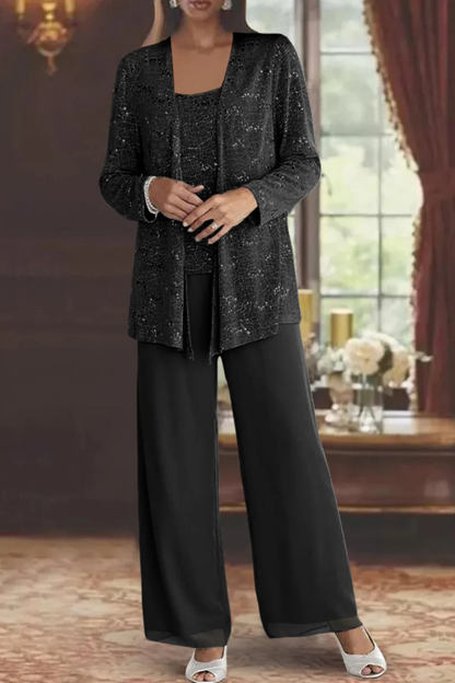 Jada | Women's Three-Piece Set Flowing Evening Coordinated Elegant Occasion Party Feminine Statement Refined Chic Glamorous