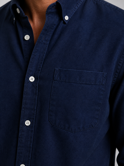 Dexter | Men's Shirt Casual Button Down Tailored Relaxed Breathable Smart Casual Everyday Winter Versatile Clean Comfort Cool