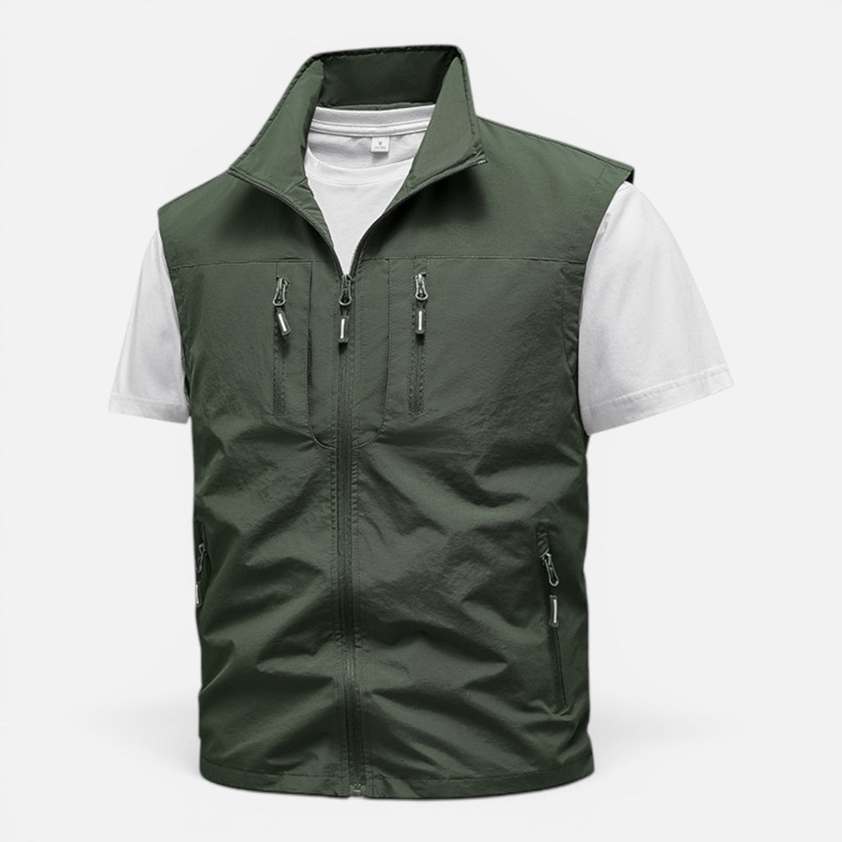 Nigel | Men's Gilet Lightweight Padded Breathable Mesh Lined Layering Zip Functional Casual Everyday Outdoor Versatile Comfort