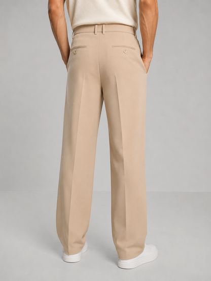 Kendrick | Men's Trousers Tailored Straight Leg Structured Smart Casual Everyday Versatile Business Refined Clean Modern Comfort