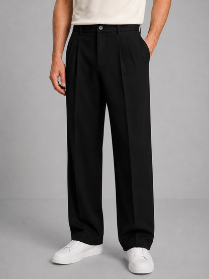 Kendrick | Men's Trousers Tailored Straight Leg Structured Smart Casual Everyday Versatile Business Refined Clean Modern Comfort
