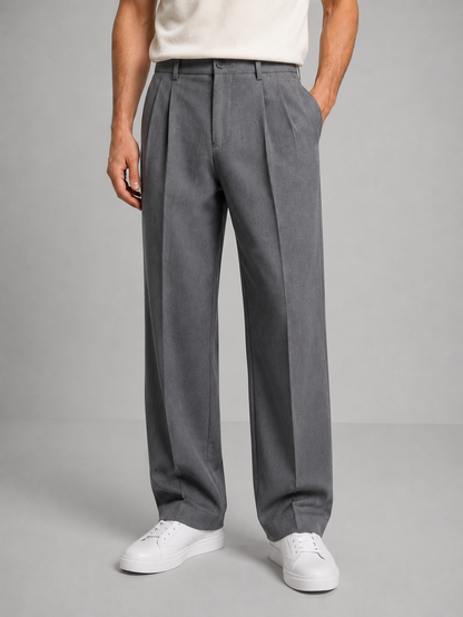 Kendrick | Men's Trousers Tailored Straight Leg Structured Smart Casual Everyday Versatile Business Refined Clean Modern Comfort