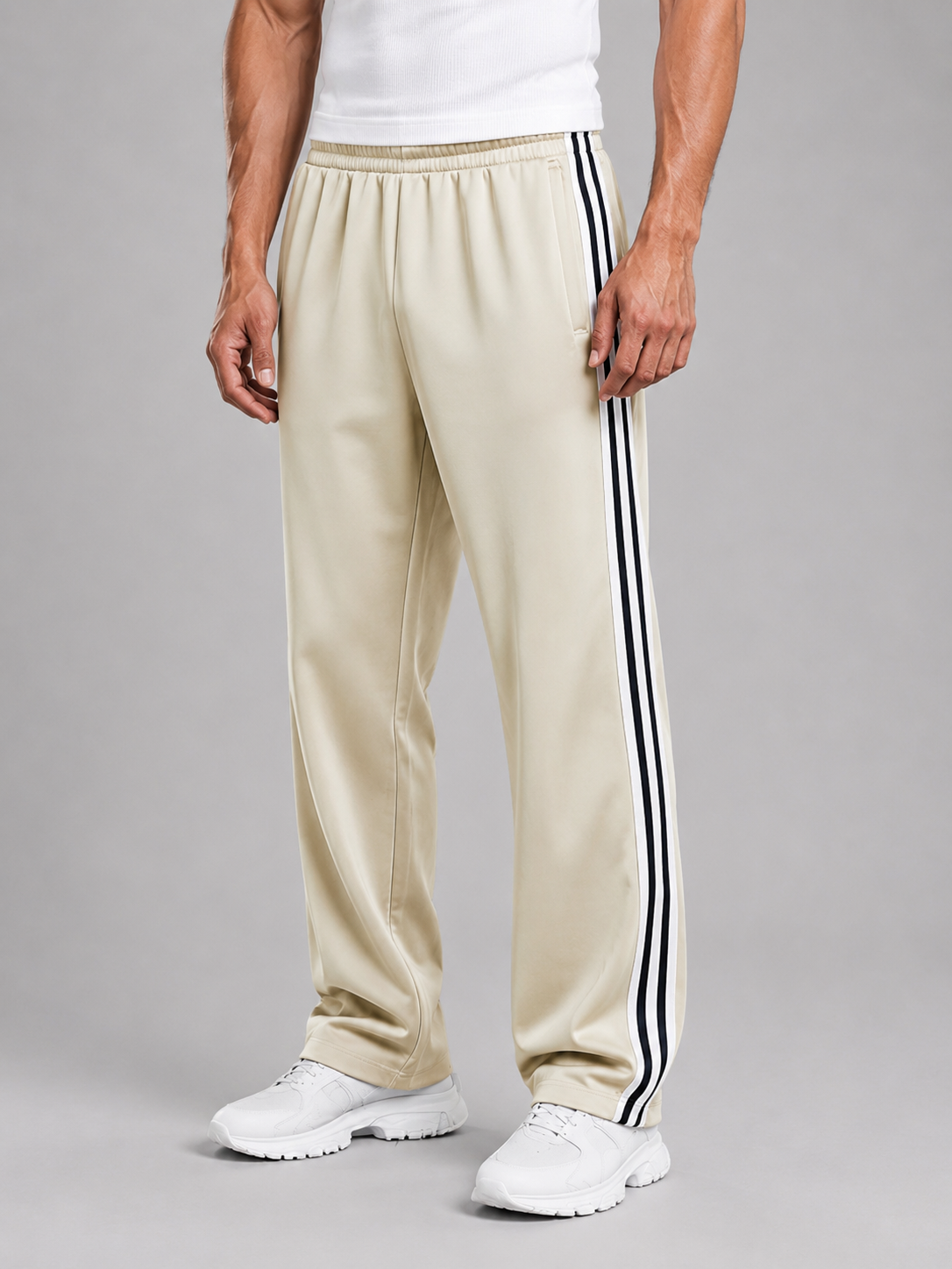 Merritt | Men's Track Pants Pockets Drawstring Relaxed Sporty Casual Everyday Athleisure Comfort Versatile Lightweight Modern