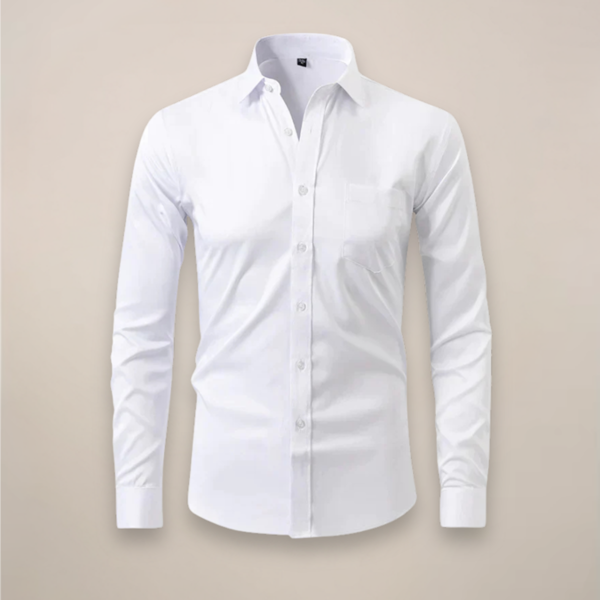 Lorcan | Men's Shirt Structured Fit Wrinkle-Free Long-Sleeve Tailored Button Smart Formal Occasion Business Everyday Versatile