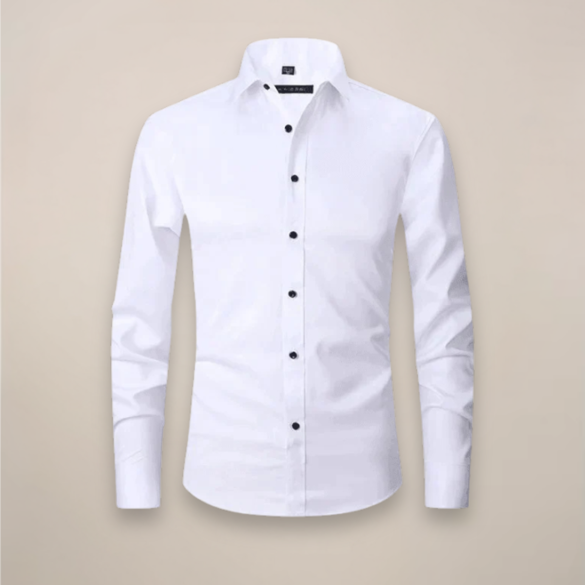 Lorcan | Men's Shirt Structured Fit Wrinkle-Free Long-Sleeve Tailored Button Smart Formal Occasion Business Everyday Versatile