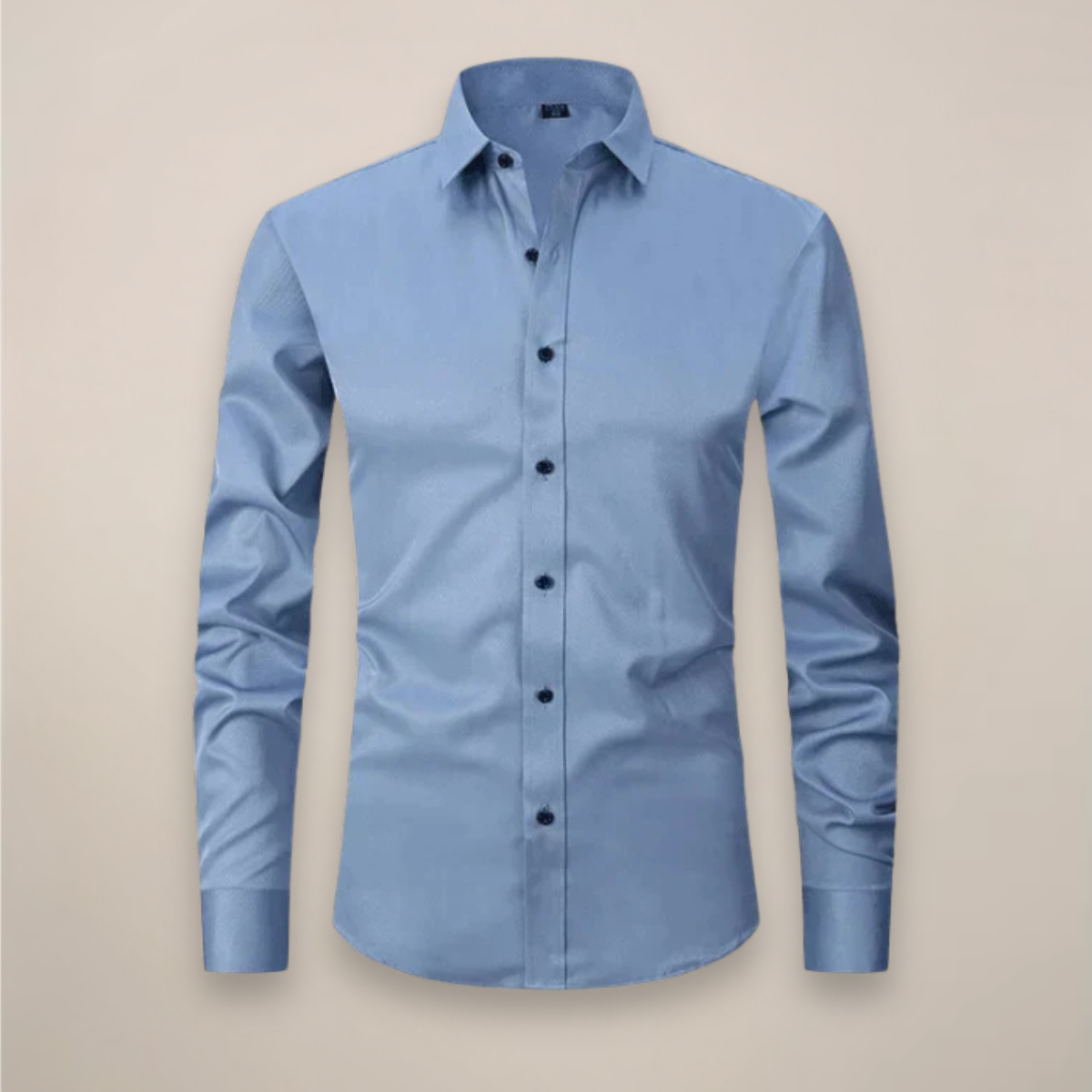 Lorcan | Men's Shirt Structured Fit Wrinkle-Free Long-Sleeve Tailored Button Smart Formal Occasion Business Everyday Versatile