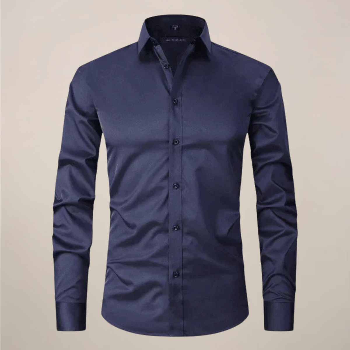 Lorcan | Men's Shirt Structured Fit Wrinkle-Free Long-Sleeve Tailored Button Smart Formal Occasion Business Everyday Versatile
