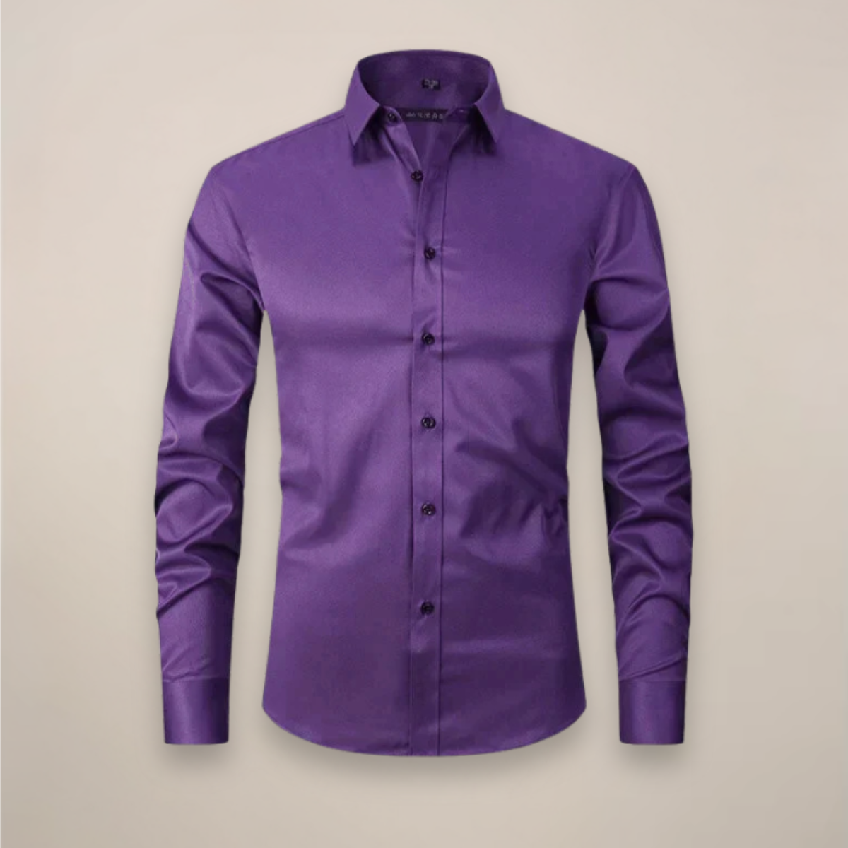 Lorcan | Men's Shirt Structured Fit Wrinkle-Free Long-Sleeve Tailored Button Smart Formal Occasion Business Everyday Versatile