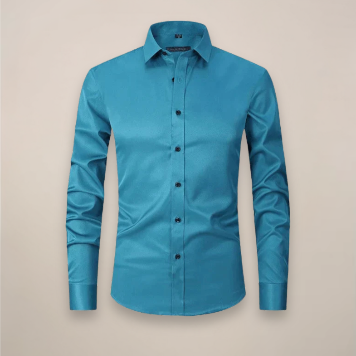 Lorcan | Men's Shirt Structured Fit Wrinkle-Free Long-Sleeve Tailored Button Smart Formal Occasion Business Everyday Versatile