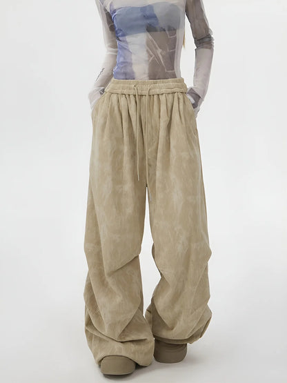 Women’s Relaxed Wide-Leg Drawstring Pants