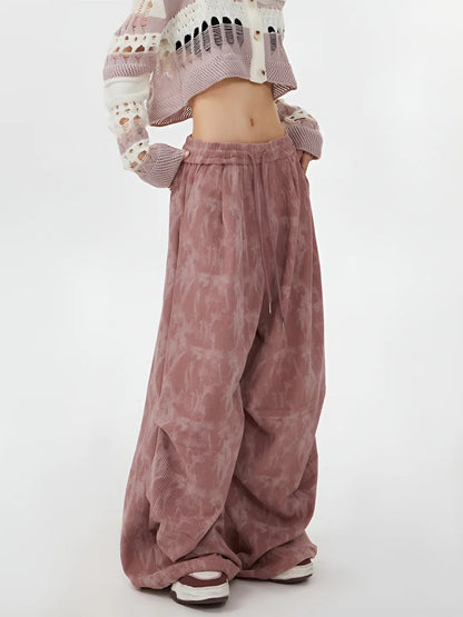 Women’s Relaxed Wide-Leg Drawstring Pants