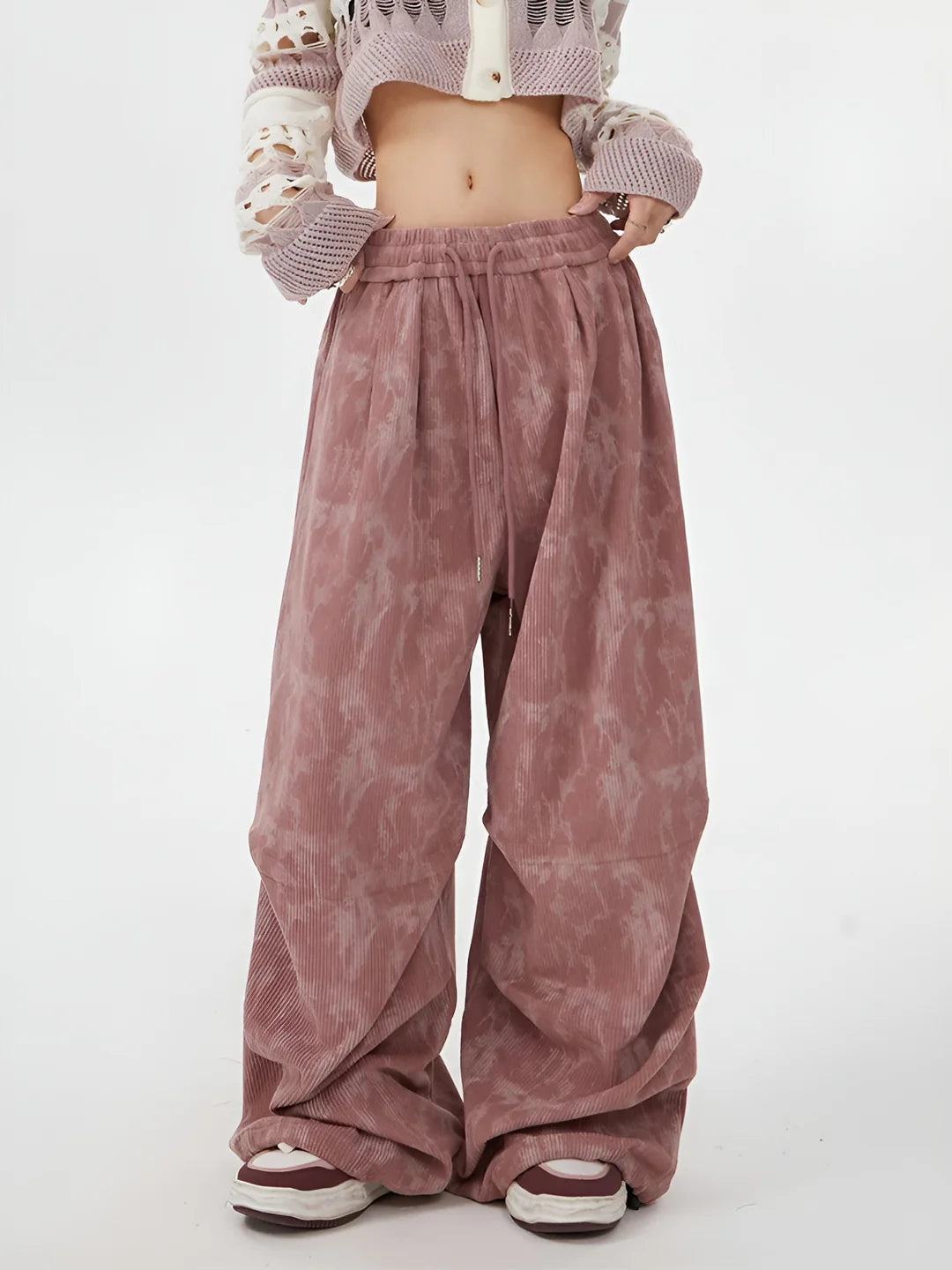 Women’s Relaxed Wide-Leg Drawstring Pants