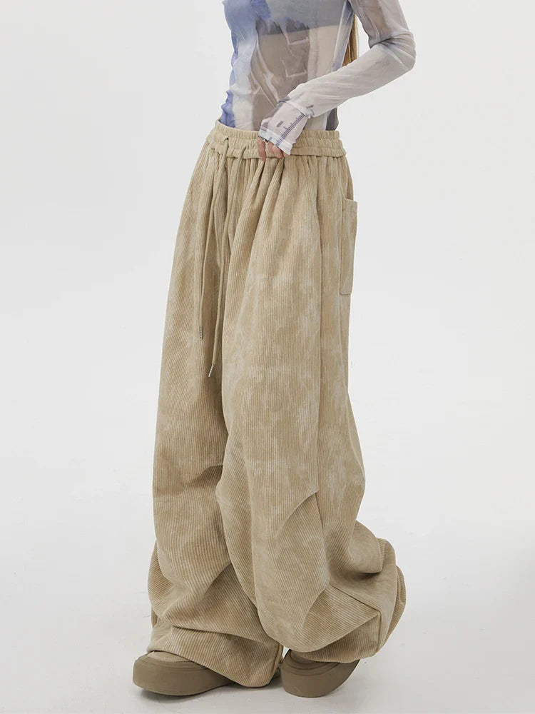 Women’s Relaxed Wide-Leg Drawstring Pants