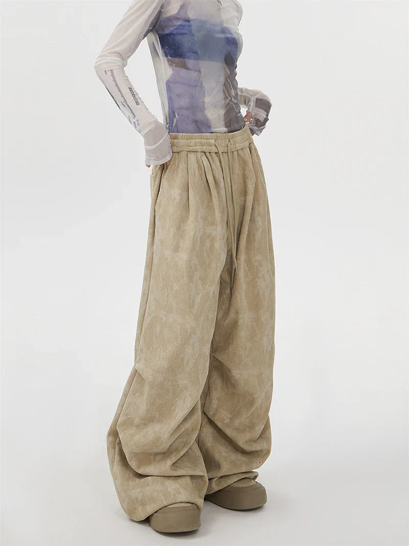 Women’s Relaxed Wide-Leg Drawstring Pants