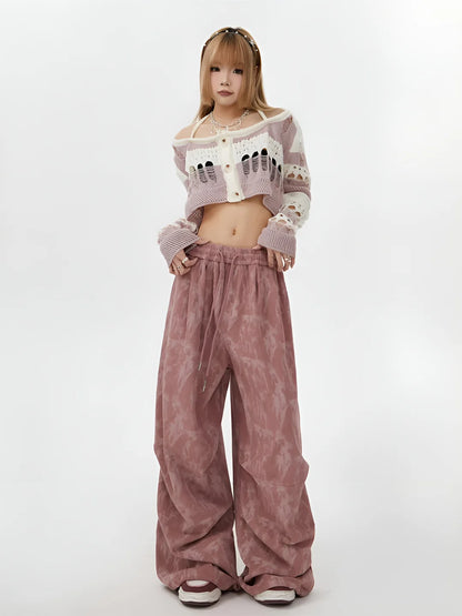 Women’s Relaxed Wide-Leg Drawstring Pants