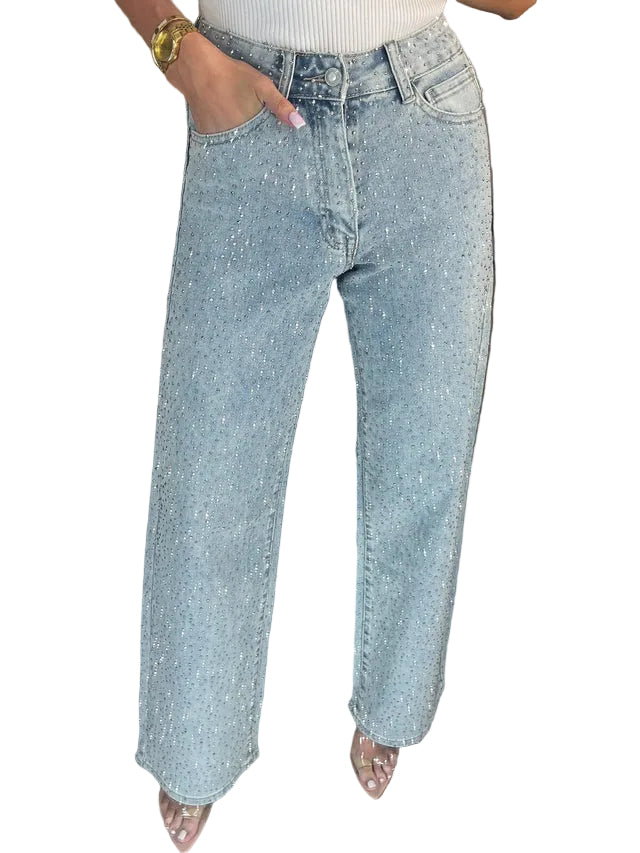 Women’s High-Waisted Straight-Leg Jeans