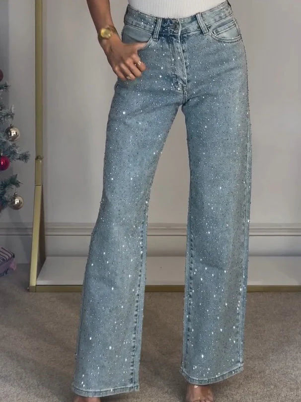 Women’s High-Waisted Straight-Leg Jeans
