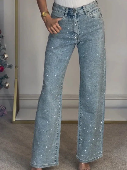 Women’s High-Waisted Straight-Leg Jeans