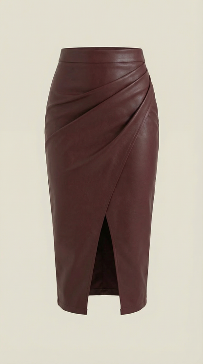 Women's Wrap Midi Skirt