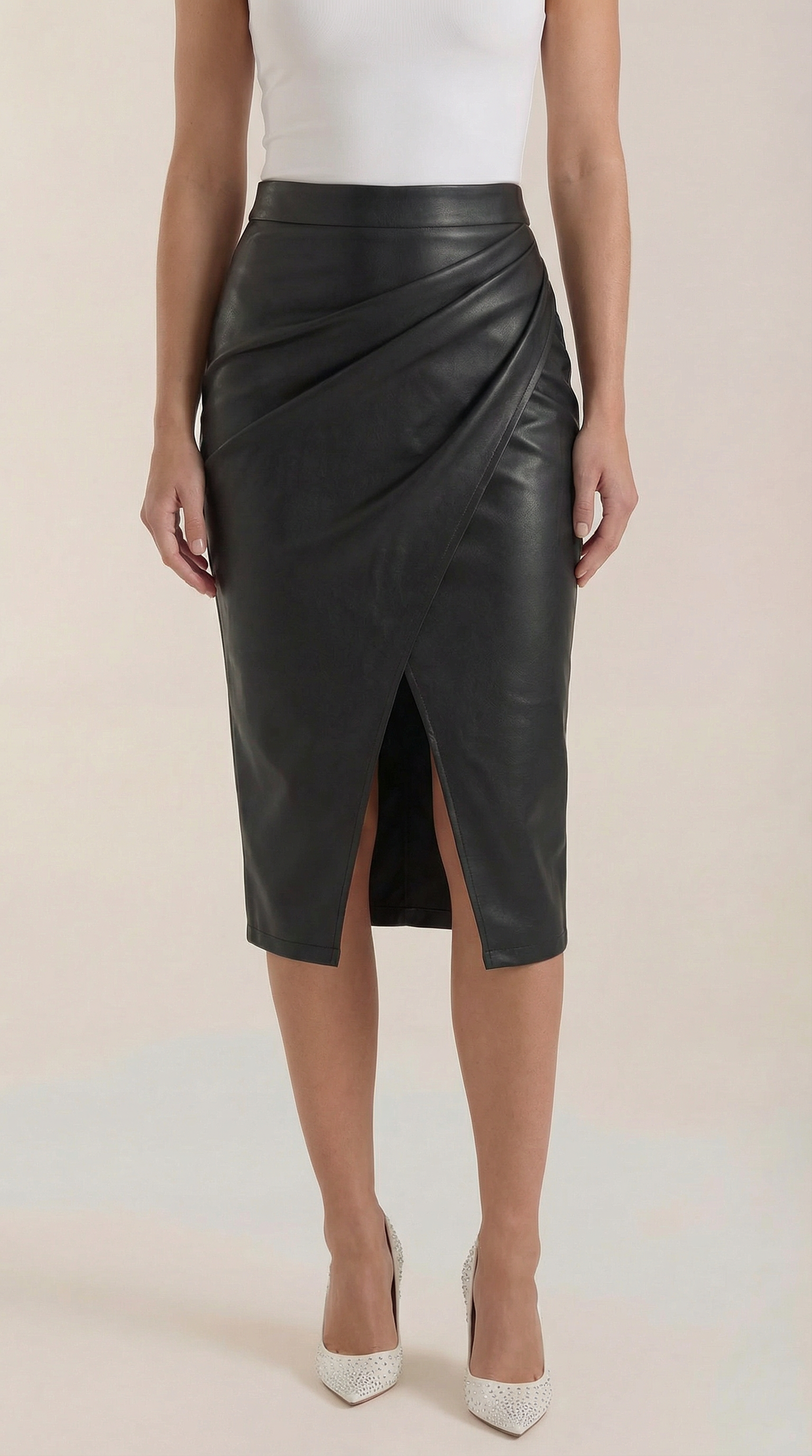 Women's Wrap Midi Skirt