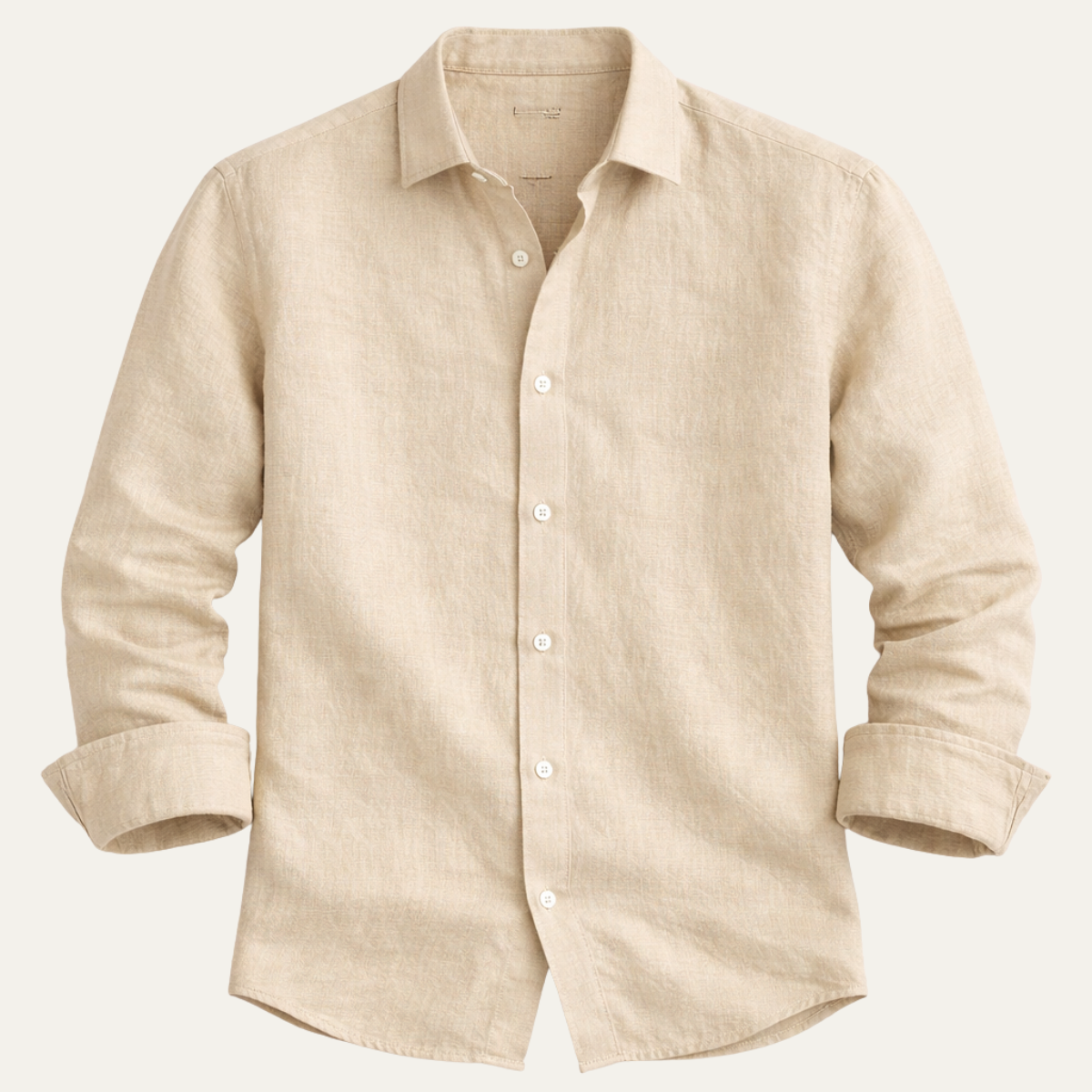 Men's Solid Colour Linen Summer Shirt