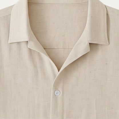 Men's Linen Set Summer Shirt and Trousers