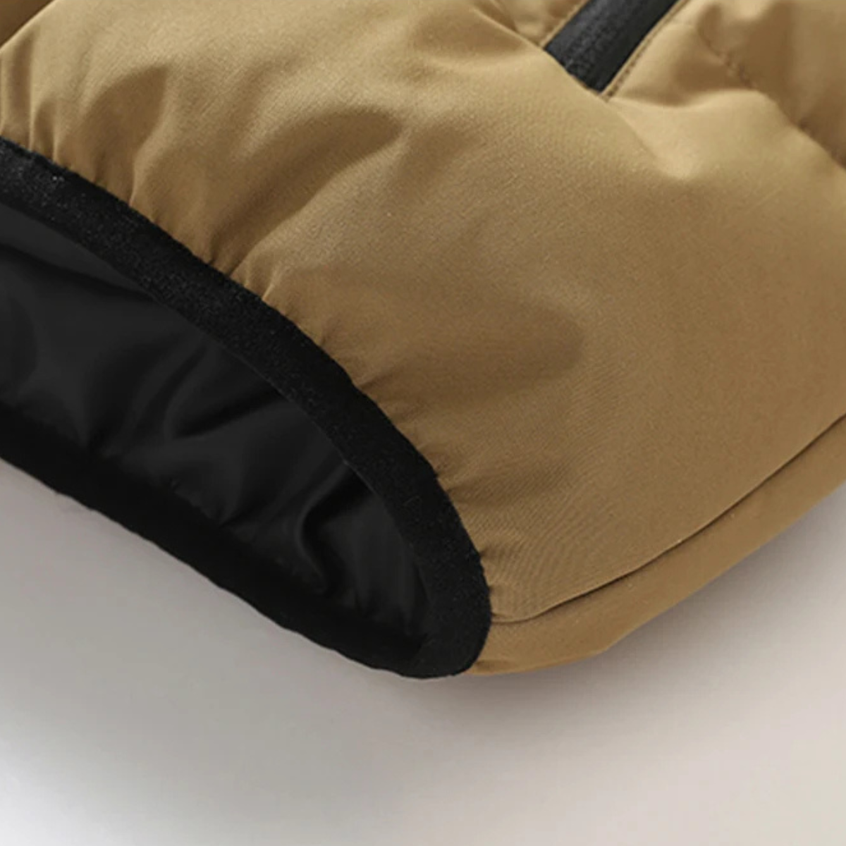 Men's Warm Hooded Winter Puffer Vest with Zip Pockets