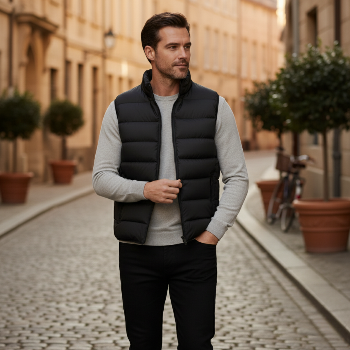 Men's Luxury Puffer Quilted Vest