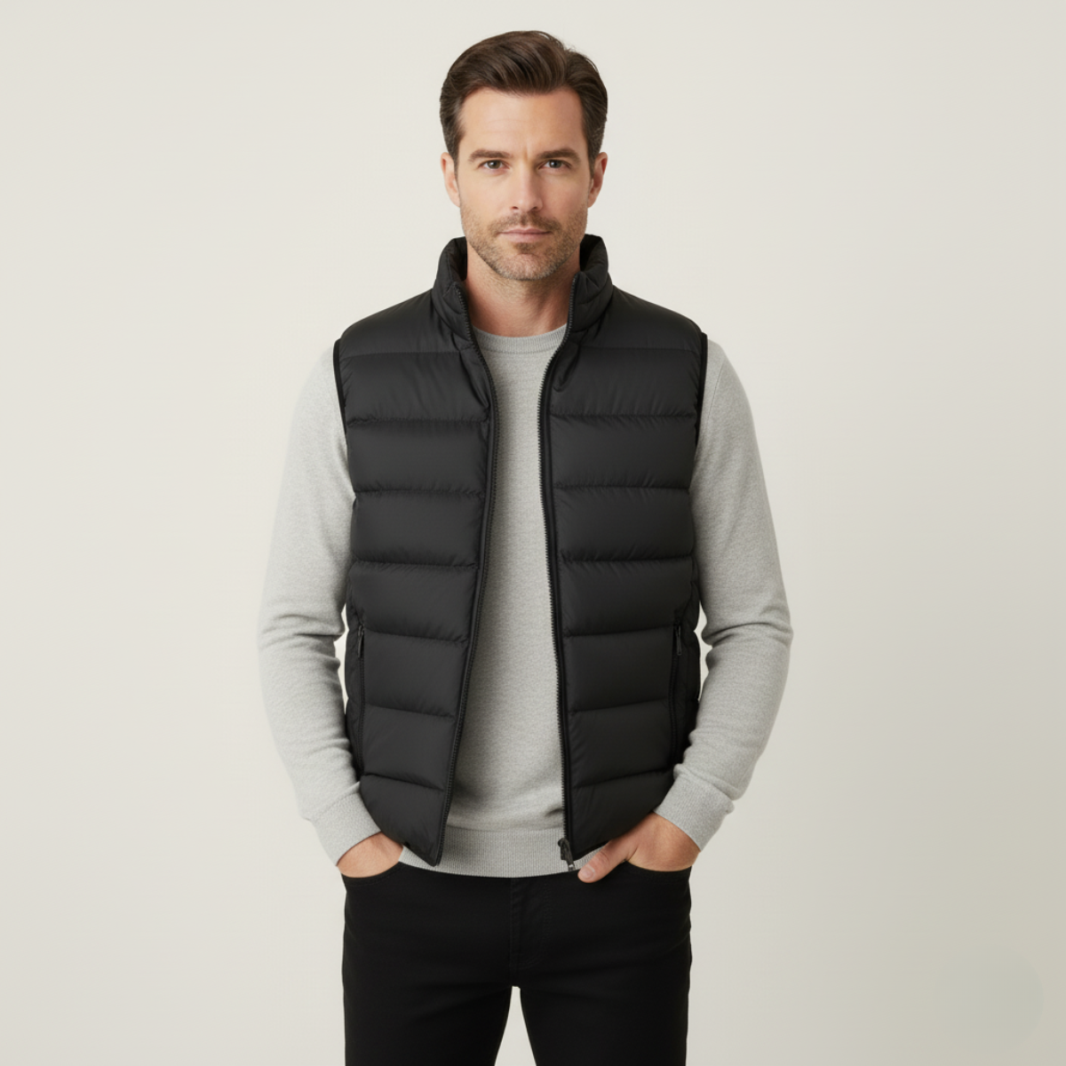 Men's Luxury Puffer Quilted Vest