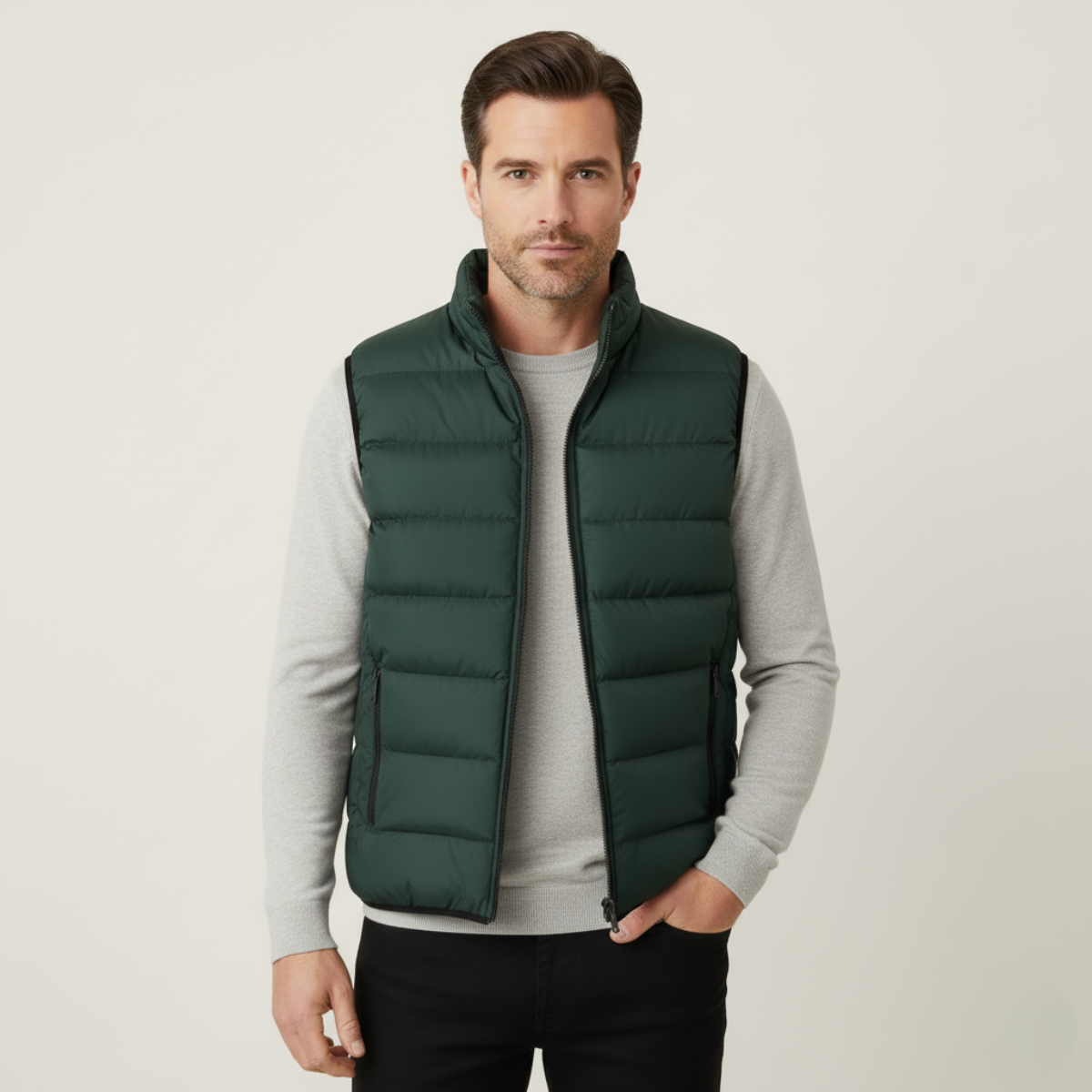 Men's Luxury Puffer Quilted Vest