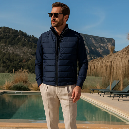 Men's Luxury Puffer Quilted Vest