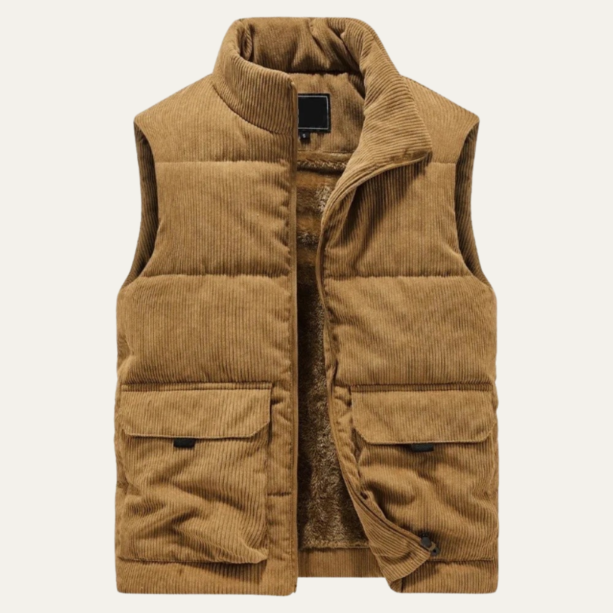 Men's Corduroy Lightweight Quilted Vest