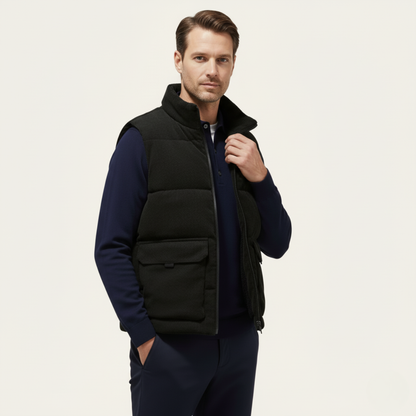 Men's Corduroy Lightweight Quilted Vest