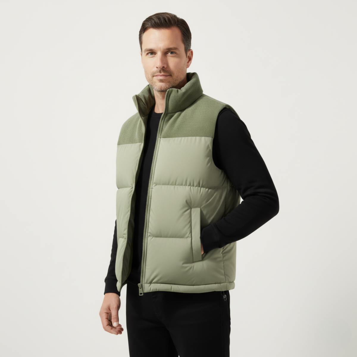 Men's Stylish Quilted Puffer Vest