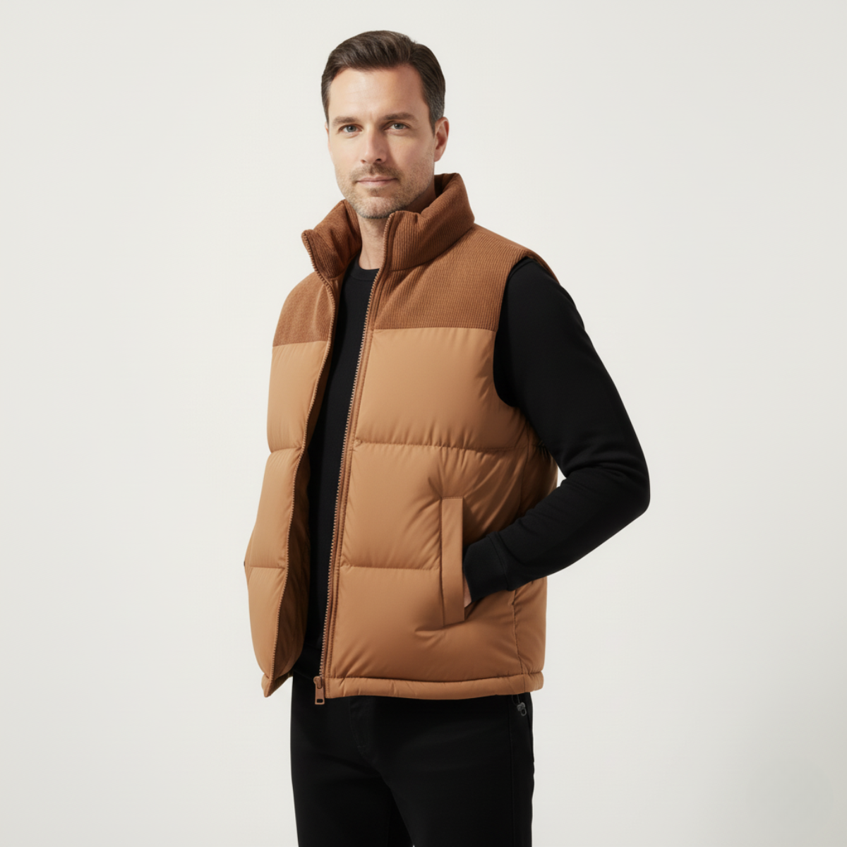 Men's Stylish Quilted Puffer Vest