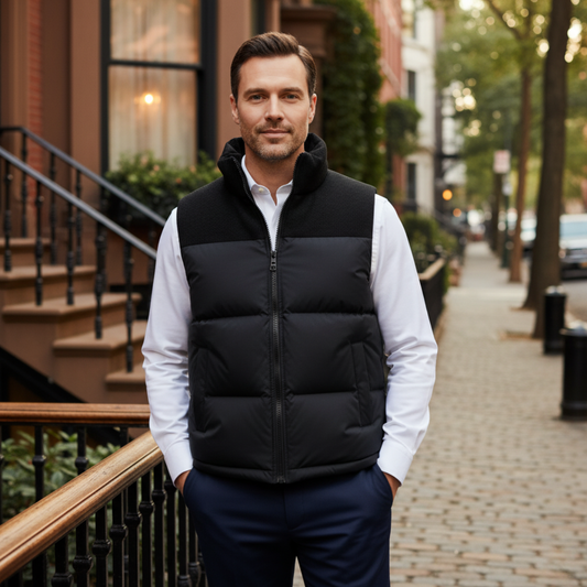 Men's Stylish Quilted Puffer Vest