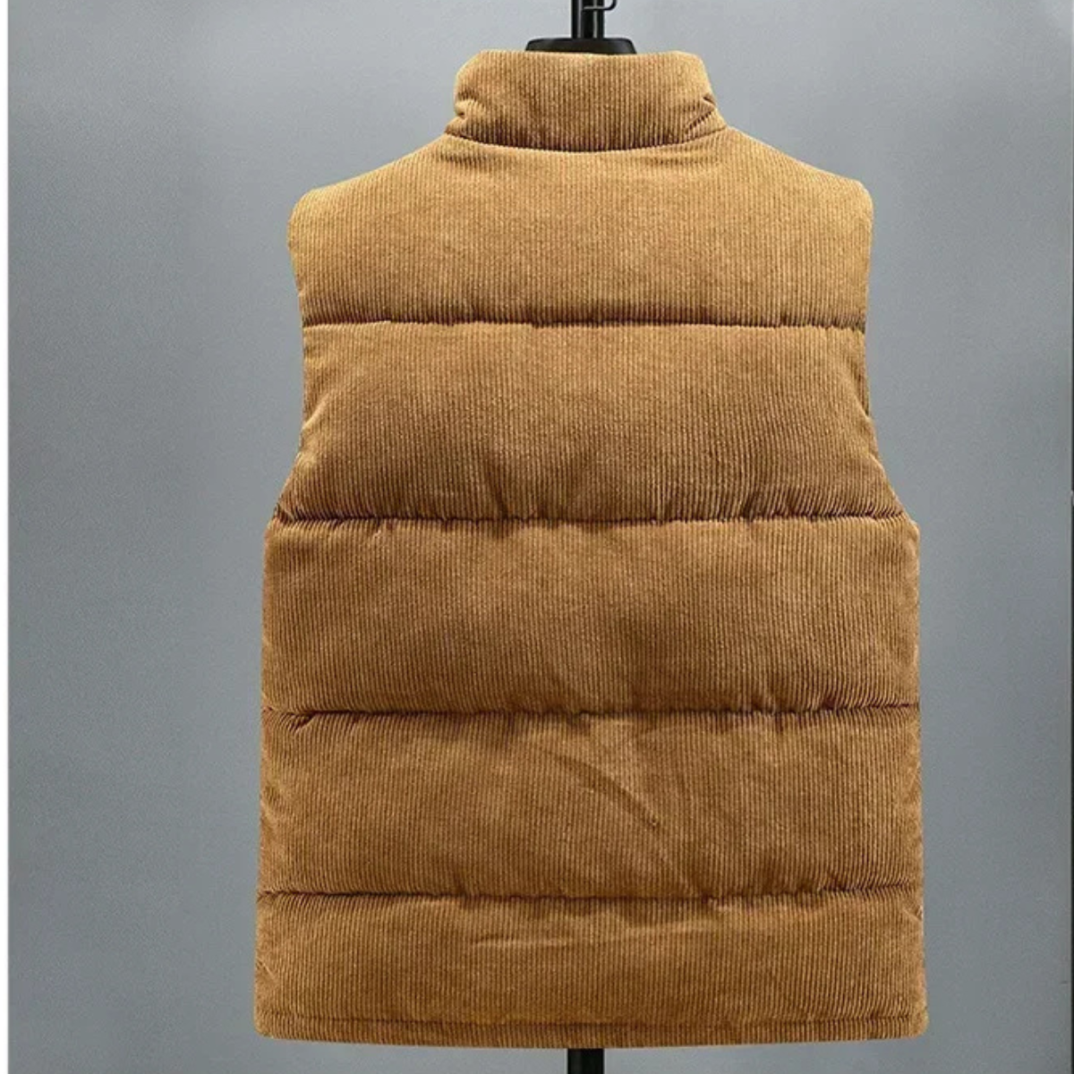 Men's Corduroy Warm Padded Puffer Vest
