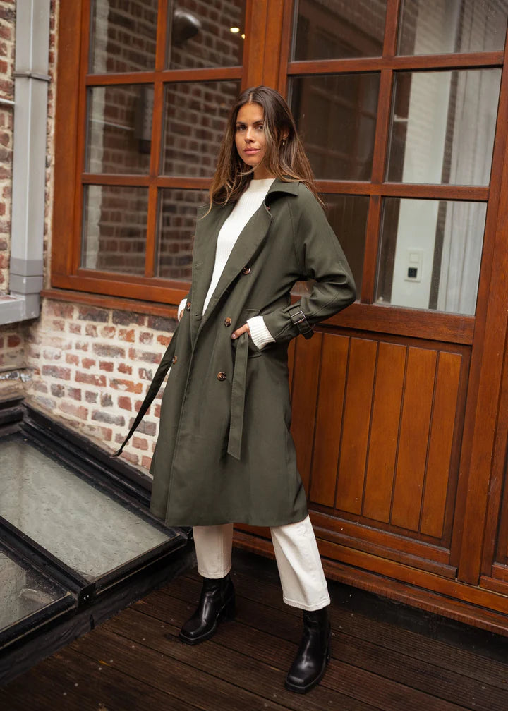 Women’s Belted Trench Coat