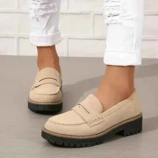 Women's Chunky Sole Comfort Loafers