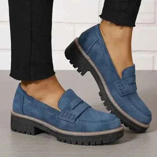 Women's Chunky Sole Comfort Loafers