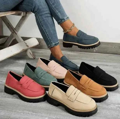 Women's Chunky Sole Comfort Loafers