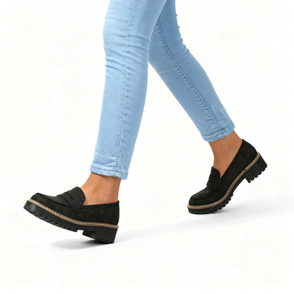Women's Chunky Sole Comfort Loafers