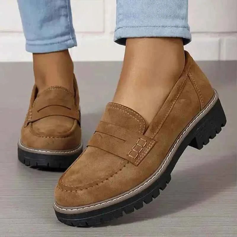 Women's Chunky Sole Comfort Loafers