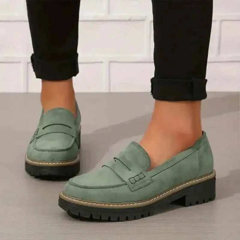 Women's Chunky Sole Comfort Loafers