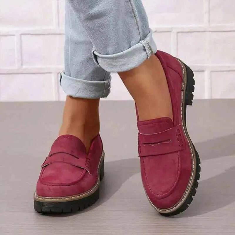 Women's Chunky Sole Comfort Loafers