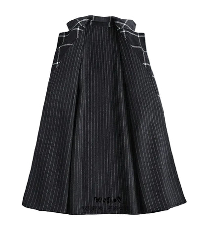 Aria | Women's Overcoat Classic Check Structured Straight Hem Tailored Wool-Blend Longline Smart Formal Winter Warm