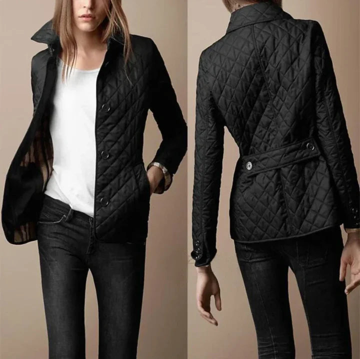Women’s Classic Quilted Button Jacket